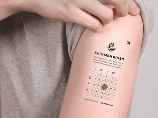 BBDO and Euromelanoma distribute Skin Memories patches nationwide
