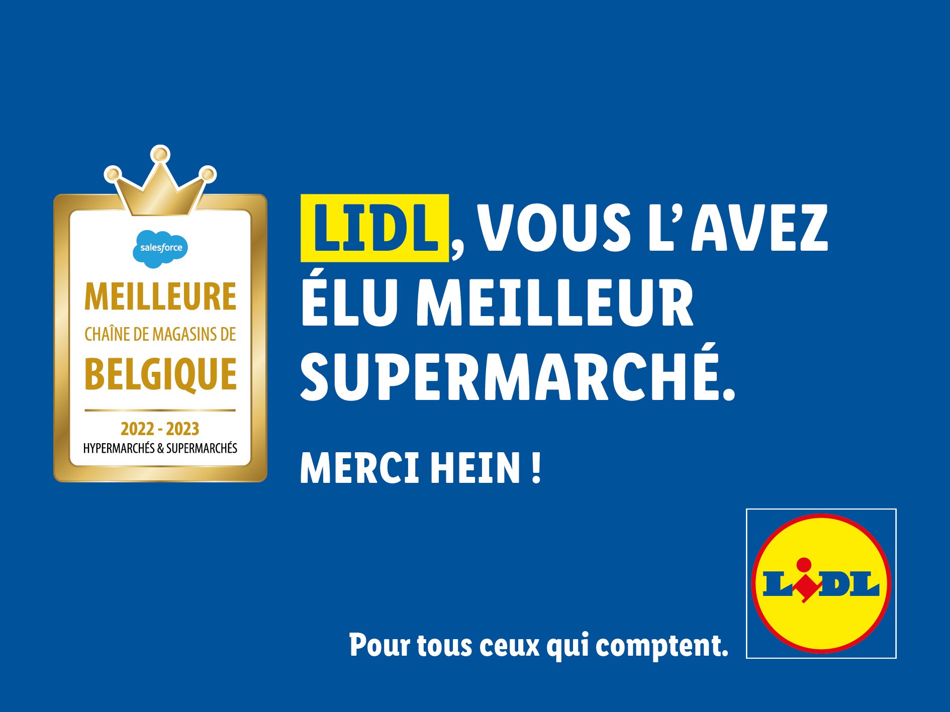 8m2 affiche Lidl retailer of The Year FR